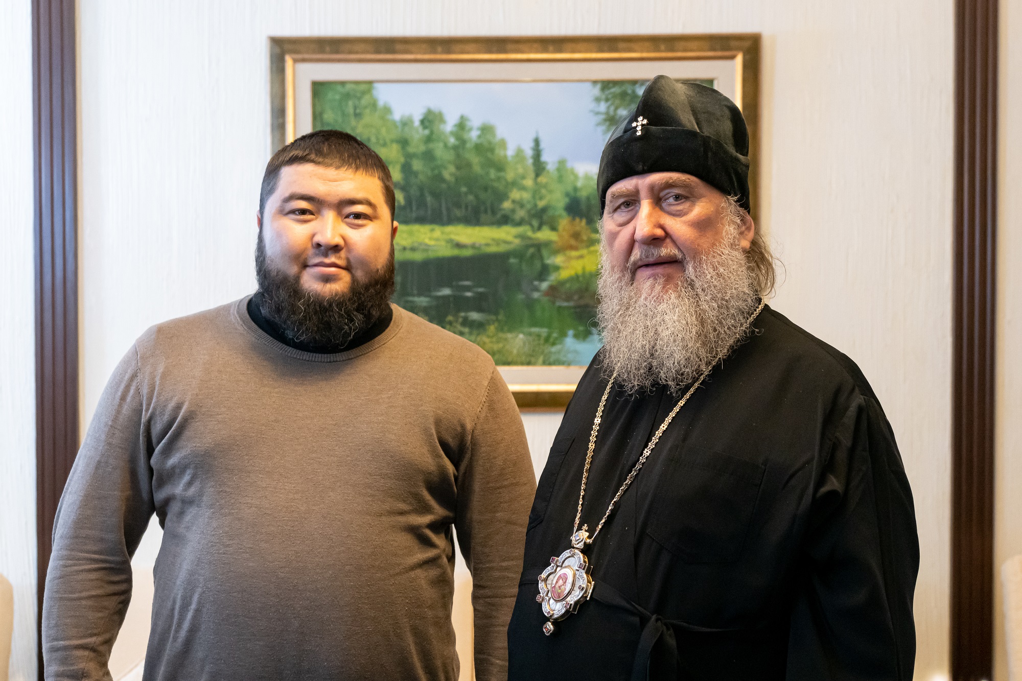 Митрополит Александр встретился с главным имамом области Улытау