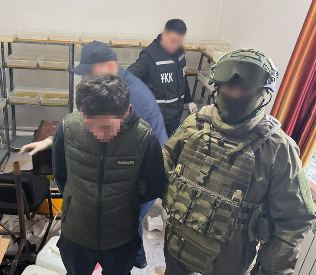 Подпольную нарколабораторию ликвидировали в Алматы