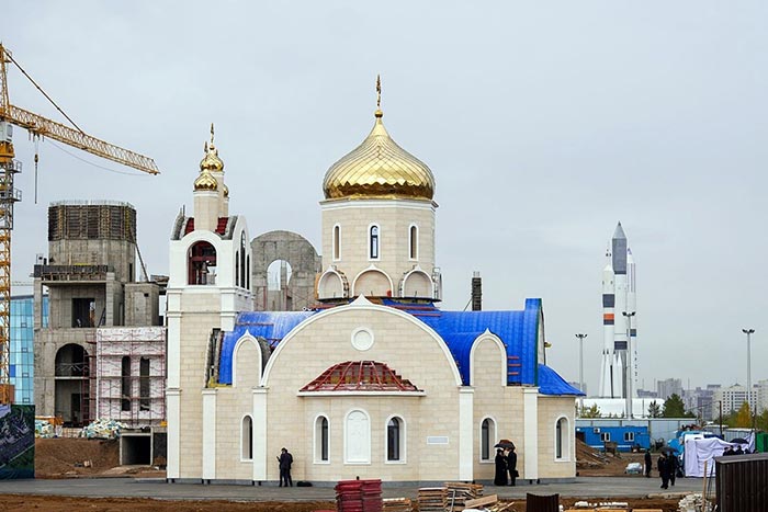 Патриарх Кирилл освятил новый храм в Астане и обратился к казахстанцам Патриарх Кирилл освятил новый храм в Астане и обратился к казахстанцам