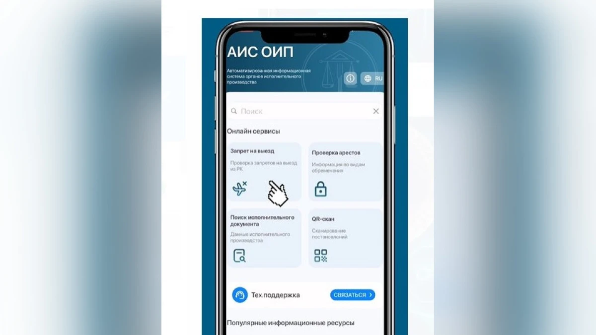 Проверить аресты и запрет на выезд можно в мобильном приложении | Агентство  профессиональных новостей - AIPN.KZ | Агентство профессиональных новостей  (АПН)