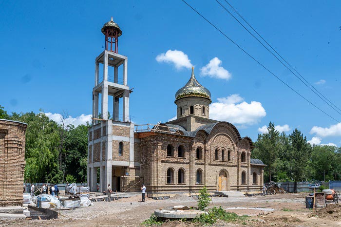 Новый храм в селе Байдибек би: на каком этапе строительство Новый храм в селе Байдибек би: на каком этапе строительство