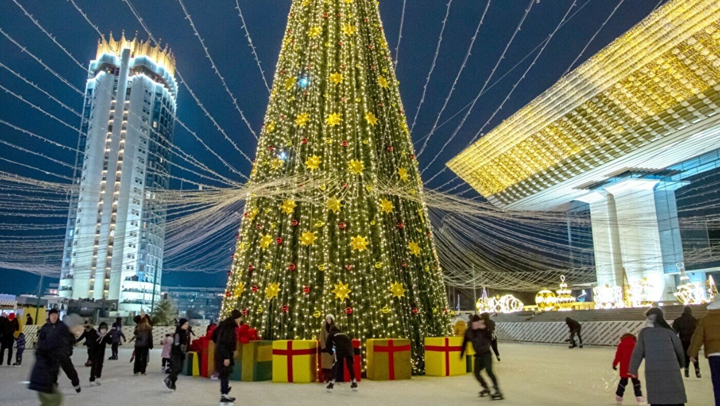 Как Алматы украсят к Новому году 