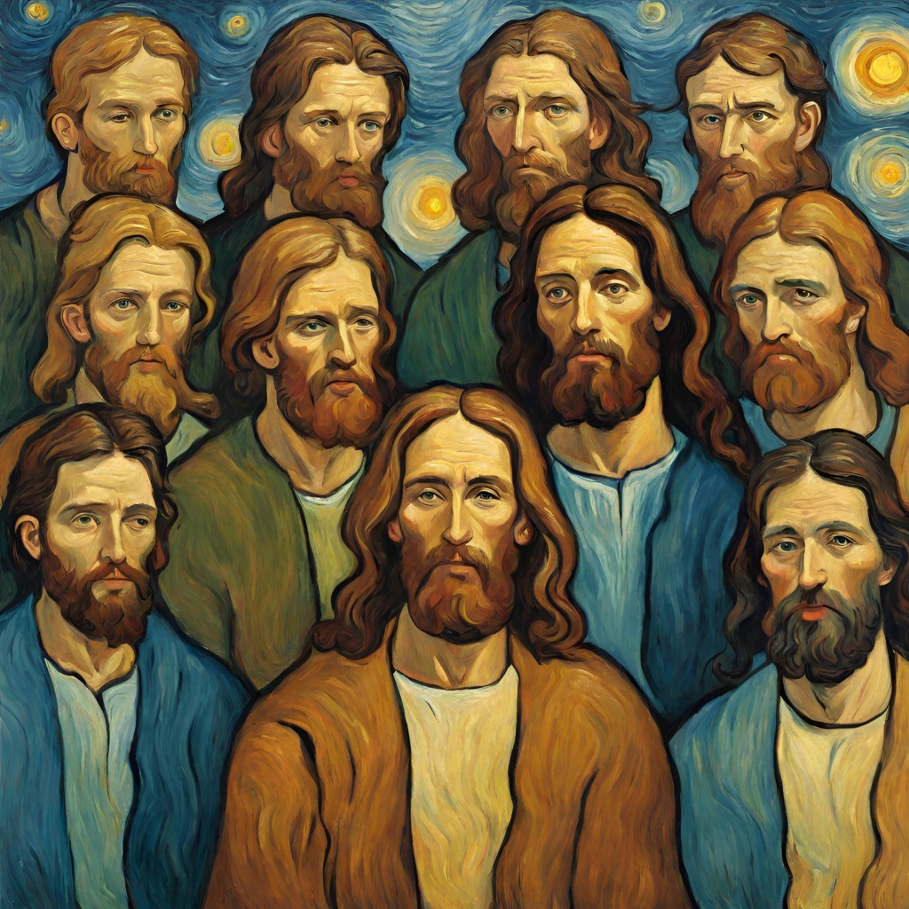 Фото 11 Иисус и апостолы в стиле Ван-Гога.jpg