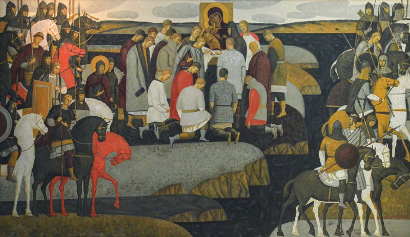 Мария Добровольская. Молитва. 2019. Холст, масло