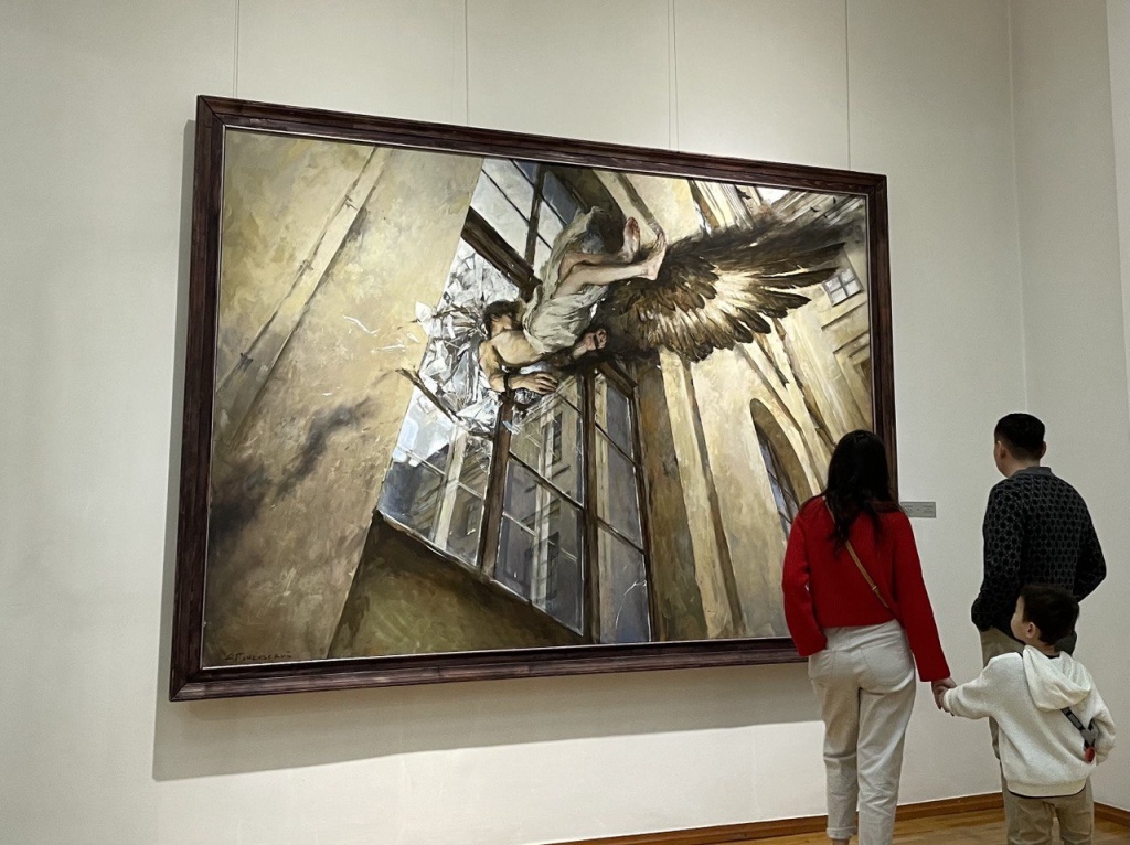 Андрей Пянковский. Икар 2021. Холст, масло