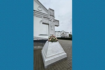 Поклонный крест в память жертв репрессий установлен в Усть-Каменогорске 