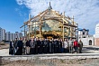 В Астане освящен главный купол нового храма 