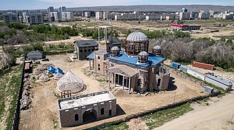 В Талдыкоргане продолжается строительство кафедрального собора 