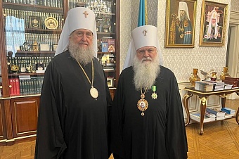 Глава Среднеазиатского Митрополичьего округа посетил Алматы