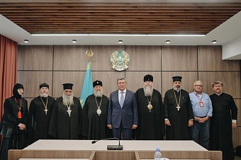 Аким СКО встретился с представителями двух Православных Церквей 