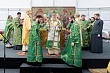 На молодежном форуме «Небо. Человек. Степь» состоялась Божественная литургия 