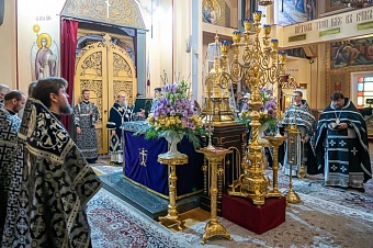 Последняя в этом году Литургия Преждеосвященных Даров прошла в храмах Казахстана 