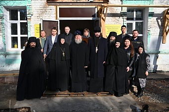 В Костанайской области продолжают восстанавливать женский монастырь: митрополит Александр ознакомился с ходом работ