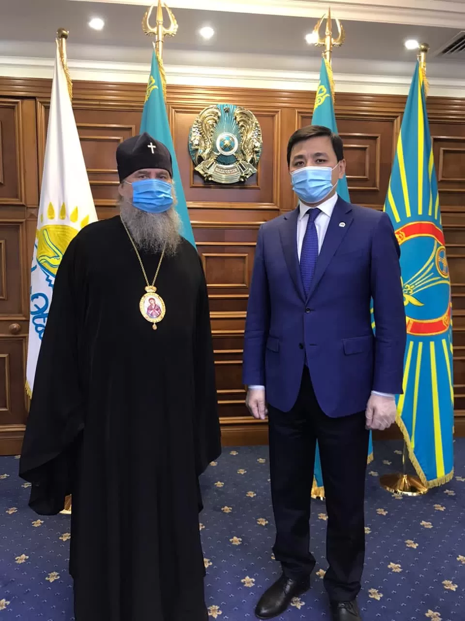Аким Нур-Султана Алтай Кульгинов и митрополит Александр обсудили вопросы взаимодействия в период действия карантина Аким Нур-Султана Алтай Кульгинов и митрополит Александр обсудили вопросы взаимодействия в период действия карантина